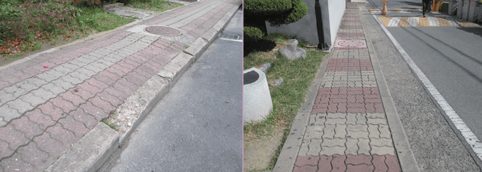 경계석 파손