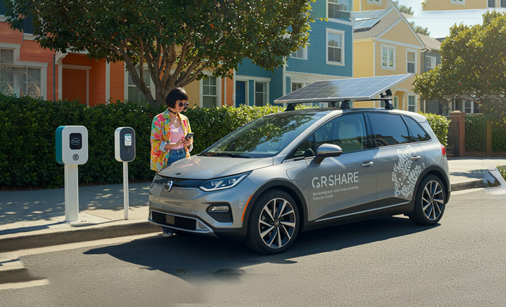 자동차 공유서비스 이미지