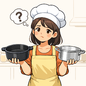 실패없는 냄비 선택하는 방법! 냄비 코팅 종류별 차이 한눈에 정리!