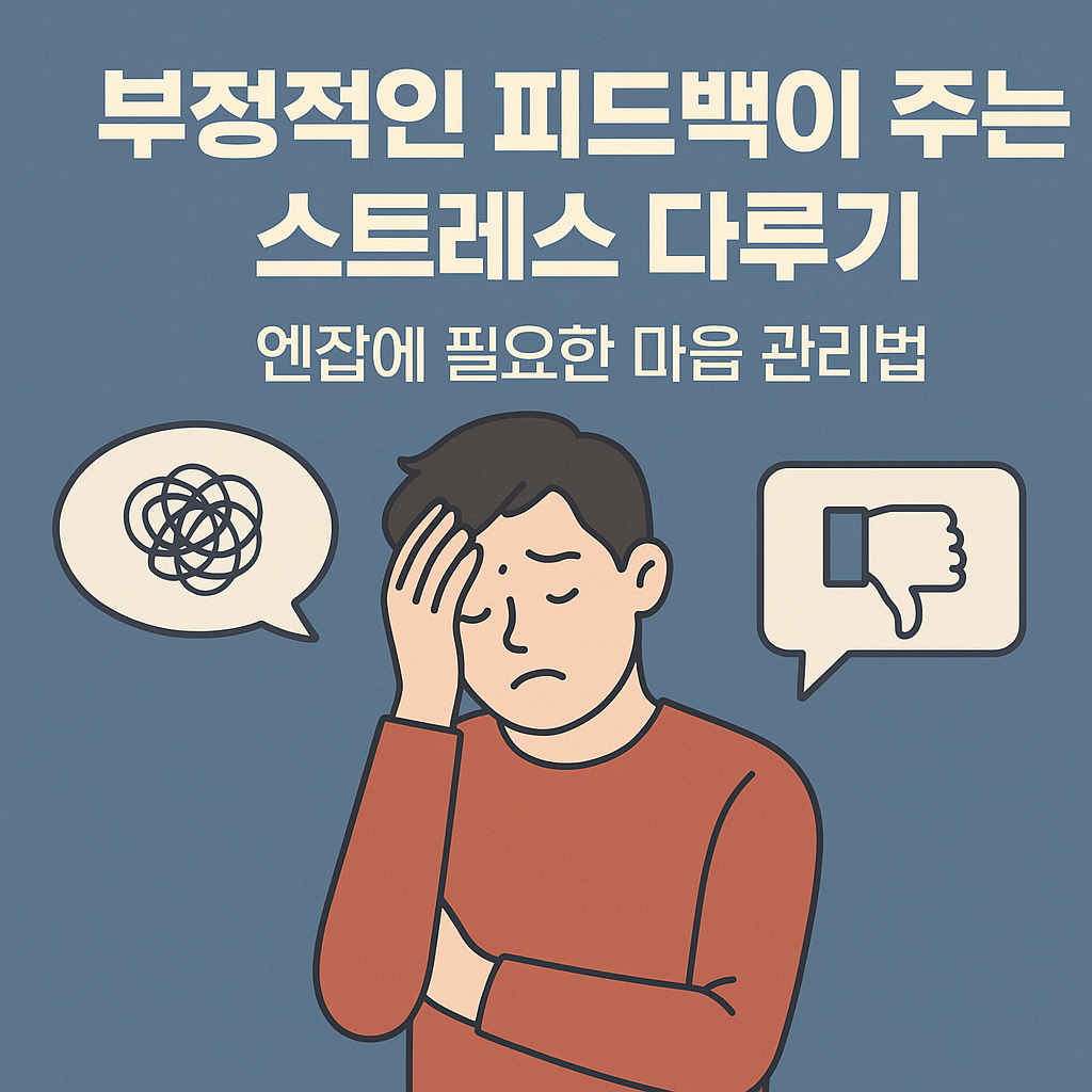 부정적인 피드백이 주는 스트레스 다루기, N잡(엔잡)에 필요한 마음 관리법