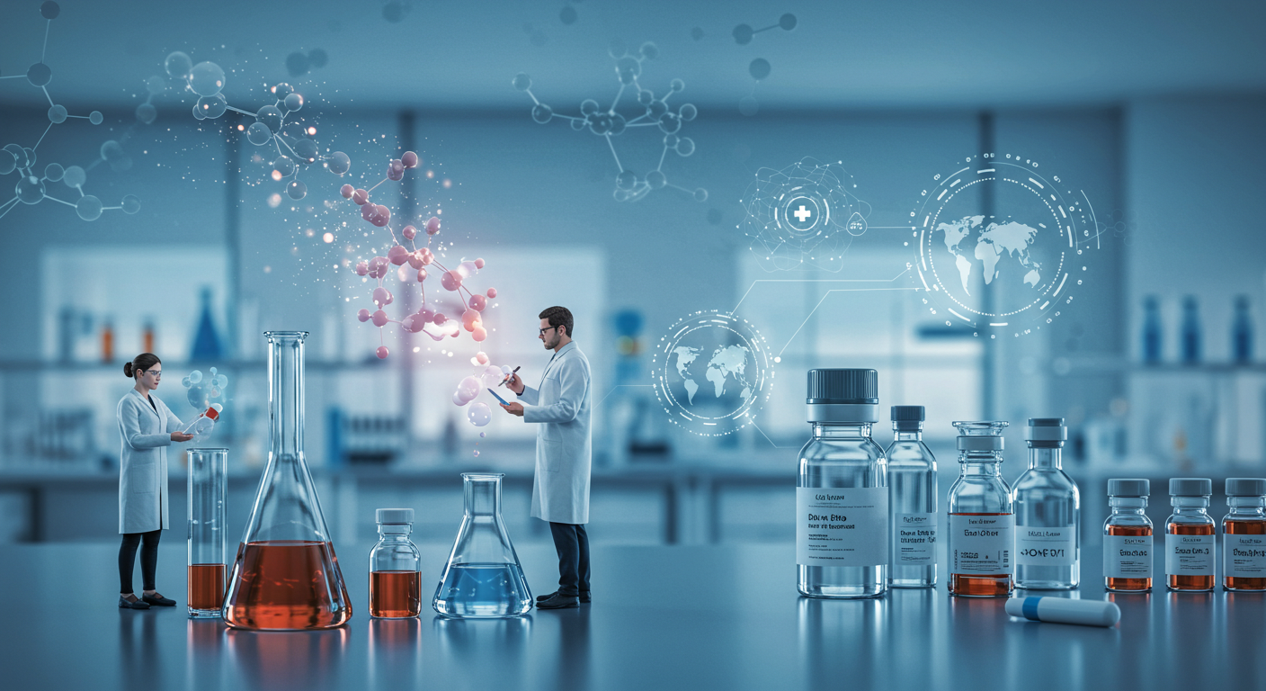 삼천당제약 관련 제약 신약 개발 사진