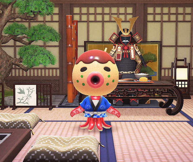 동물의숲 해피홈 파라다이스 탁호