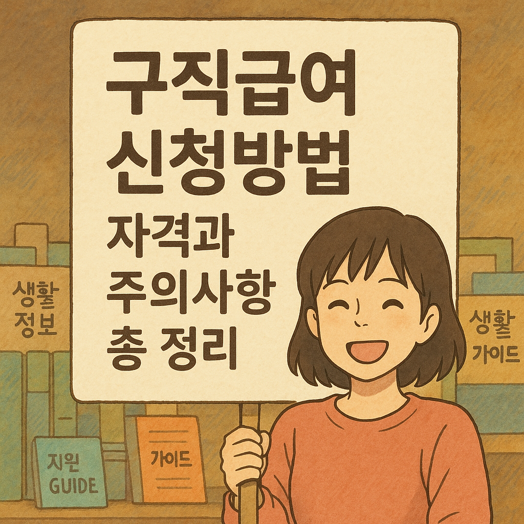 구직급여 신청방법, 자격과 주의사항 총 정리