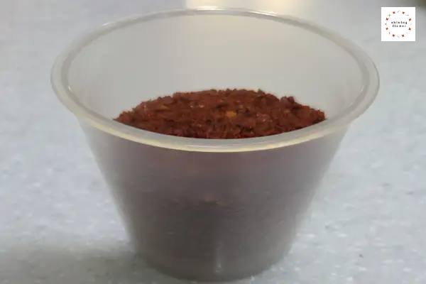 파김치-양념-고춧가루 준비