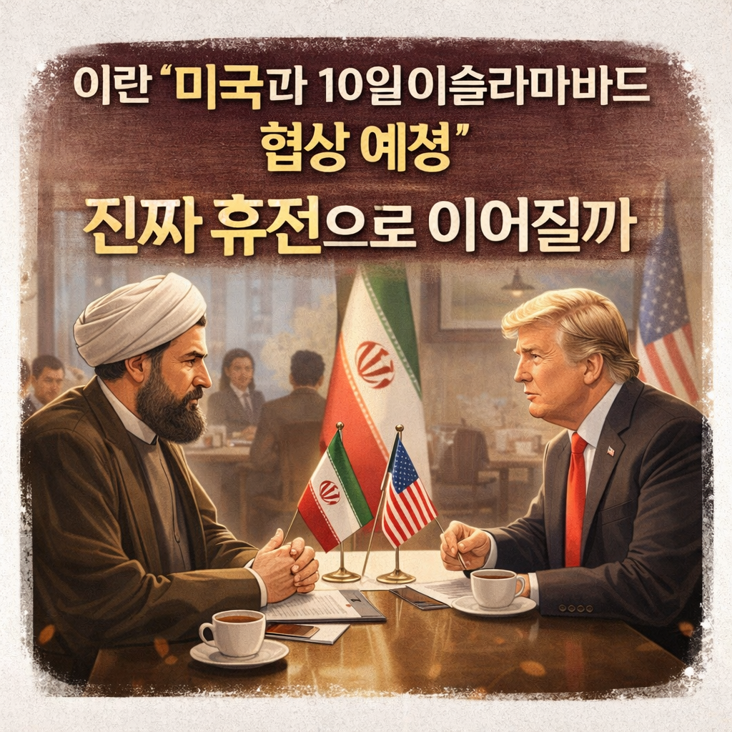 이란 &ldquo;미국과 10일 이슬라마바드 협상 예정&rdquo;, 진짜 휴전으로 이어질까