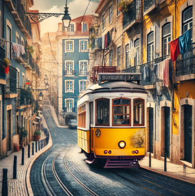 포르투칼 도시 한달살기 교통 사진