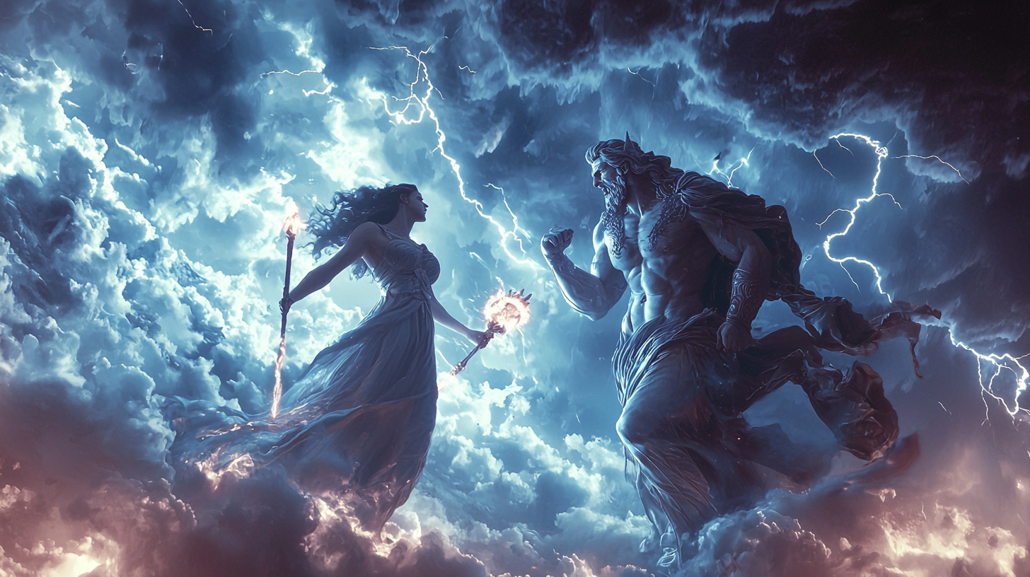 제우스&amp;헤라 부부싸움