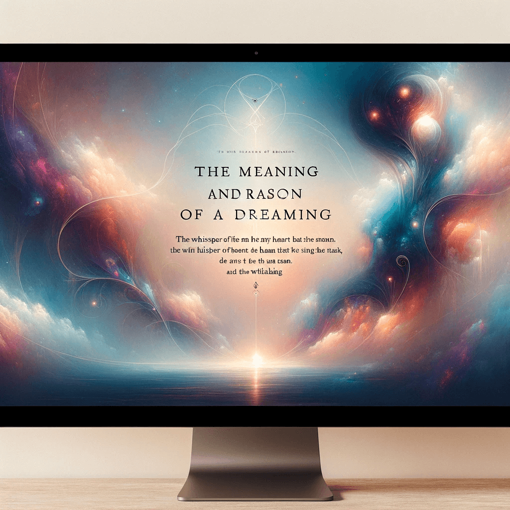 꿈을 꾸는 의미와 이유