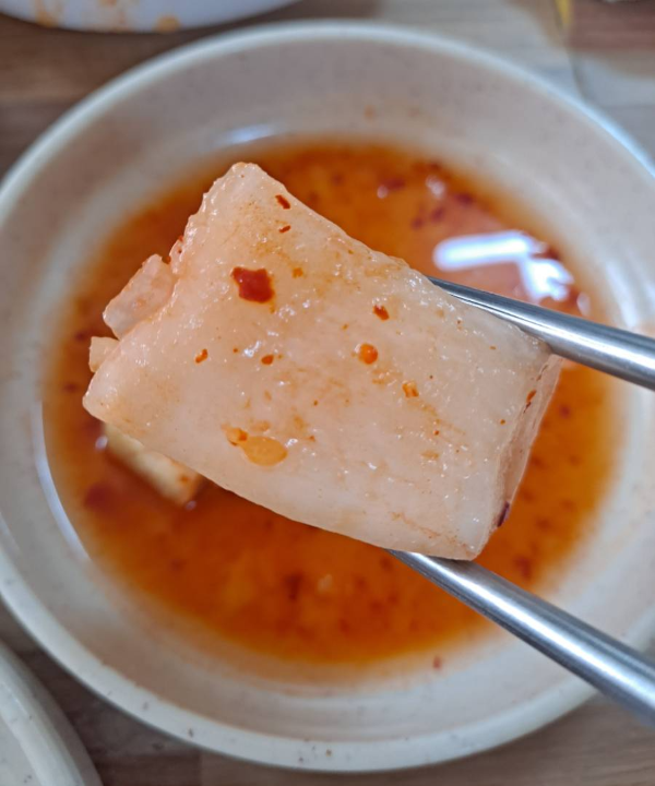일미정 석박지