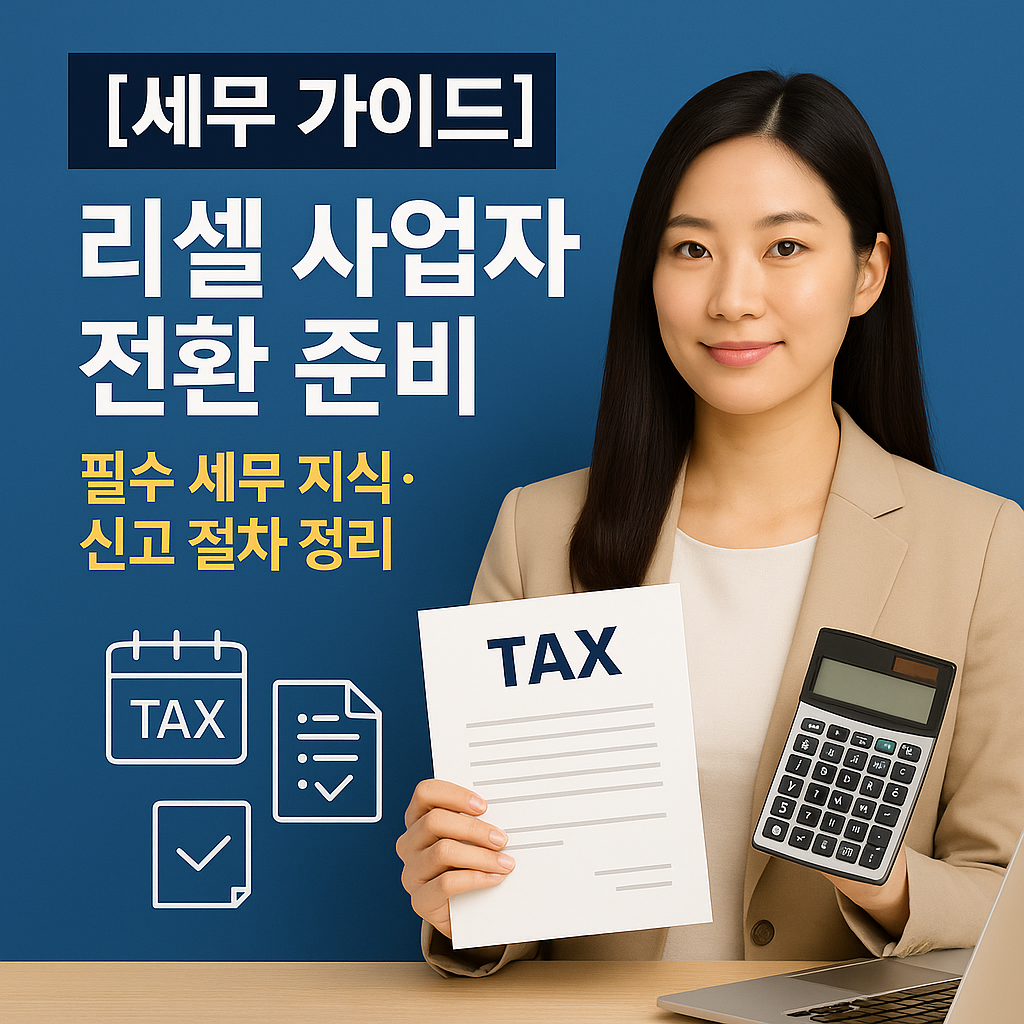 [세무 가이드] 리셀 사업자 전환 준비 ｜ 필수 세무 지식&middot;신고 절차 정리