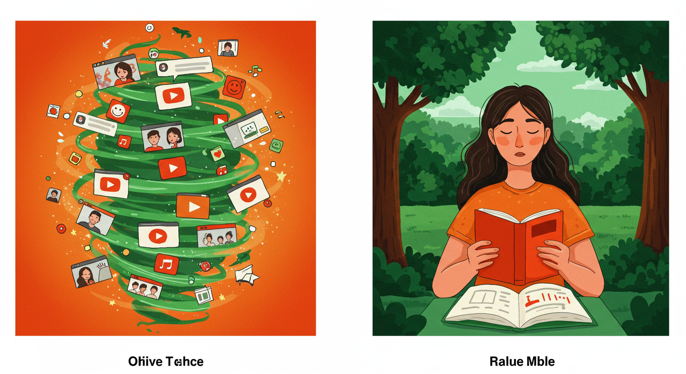 지금 당신에게 필요한 '디지털 디톡스': 유튜브 중독 자가 테스트와 해결책