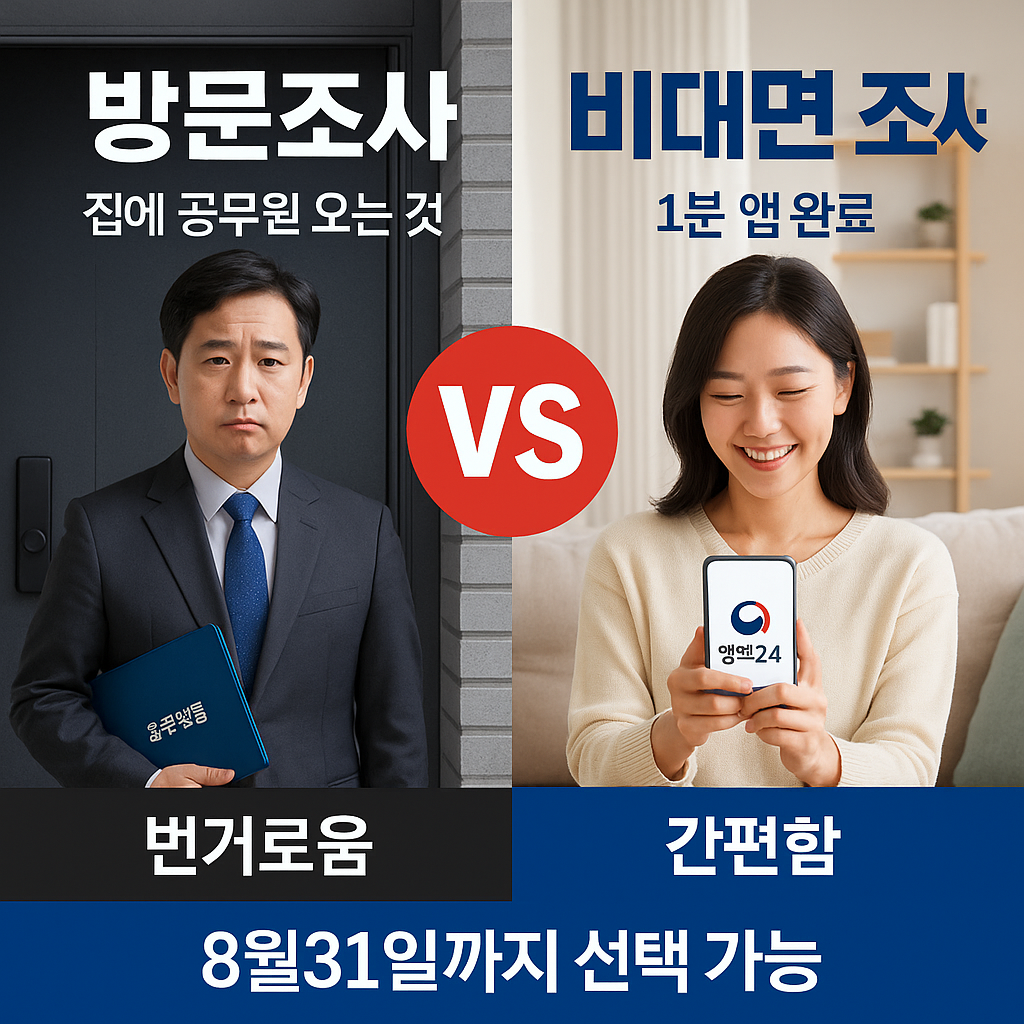 8월31까지! 정부24 비대면 디지털 사실조사 가이드 (출처 : 행정안전부 )