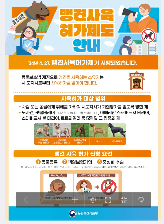 맹견사육허가제