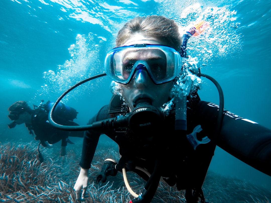 Diving.