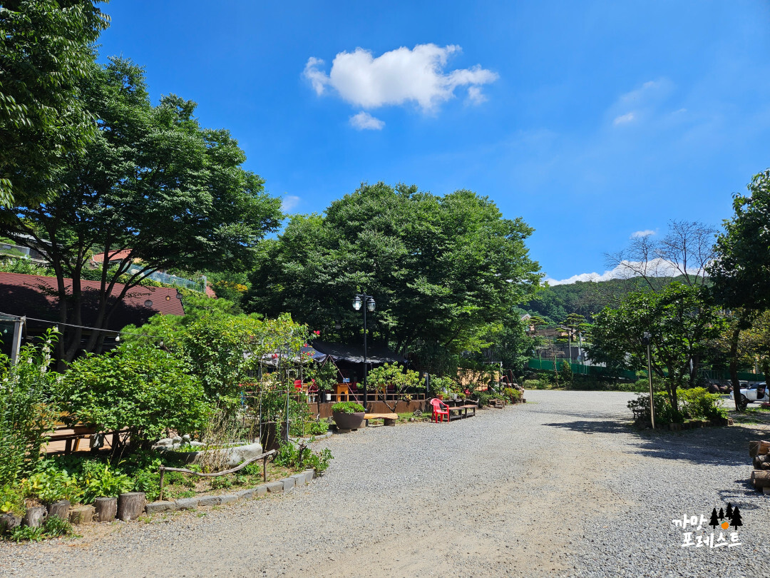 용인 산골 항아리 바베큐 가는길