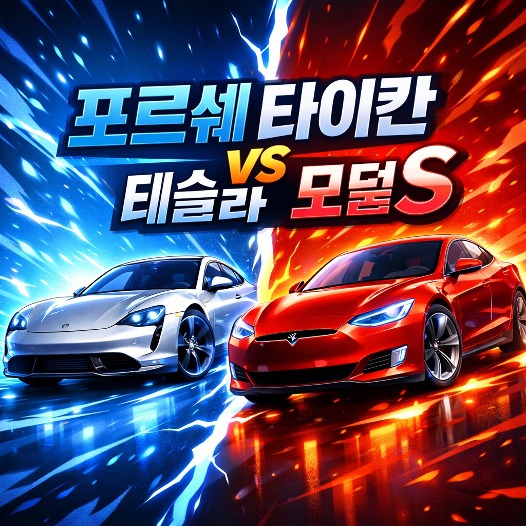 포르쉐 타이칸 vs 테슬라 모델S 성능 전격 비교
