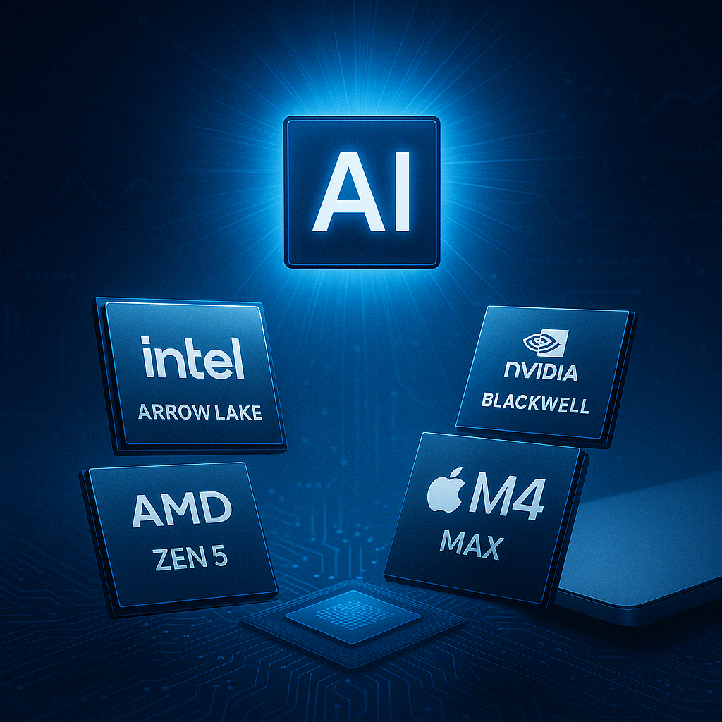 최신 CPU, GPU, AI 칩 아키텍처의 성능과 전망
