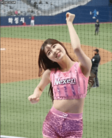 안지현 치어리더 움짤
