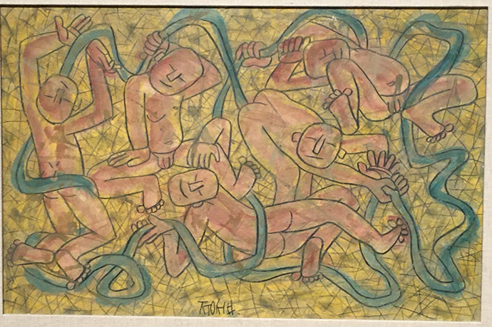 이중섭-다섯 아이와 끈