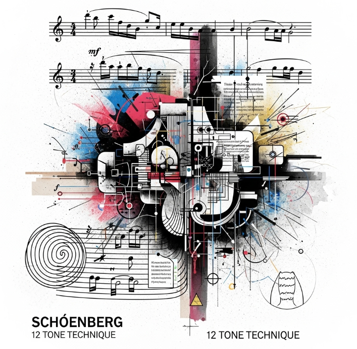 쇤베르크의 12음 기법, 관련 그림