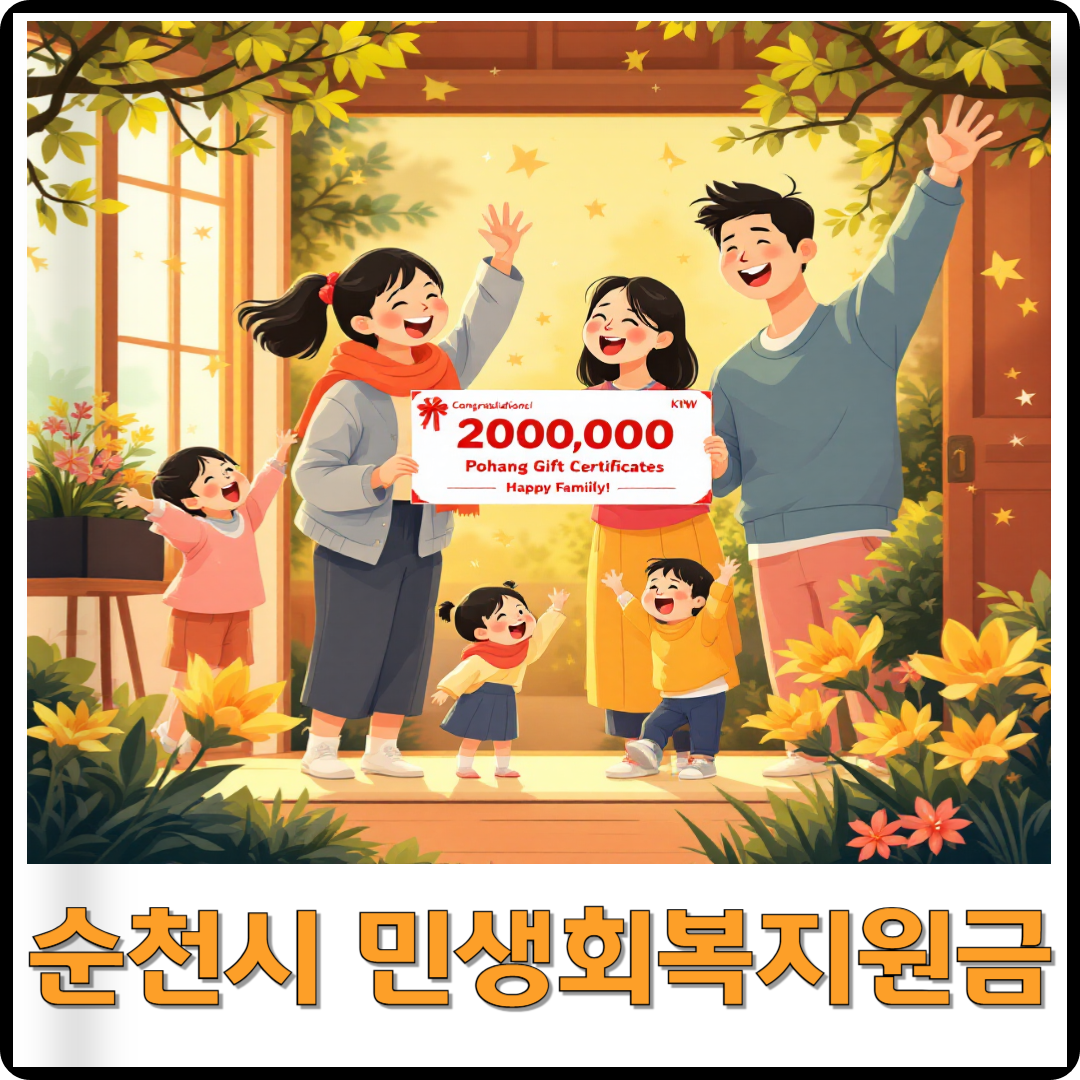 순천시 민생회복지원금 이미지