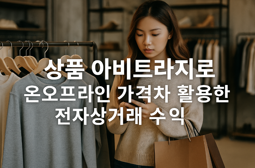 상품 아비트라지로 온오프라인 가격차 활용한 전자상거래 수익