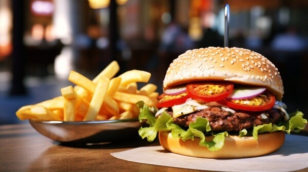 햄버거와-감자튀김