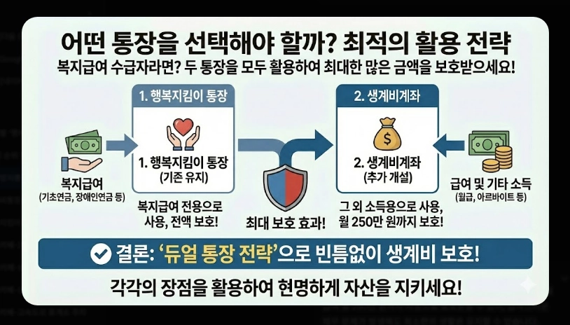 압류방지통장 개설 방법 완벽가이드 [2026년] 전국민 생계비계좌 신청 5단계
