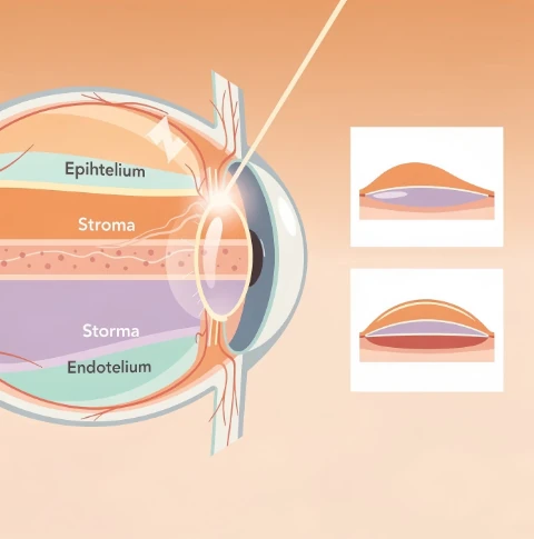 노안라식 수술 방법 구조 이미지