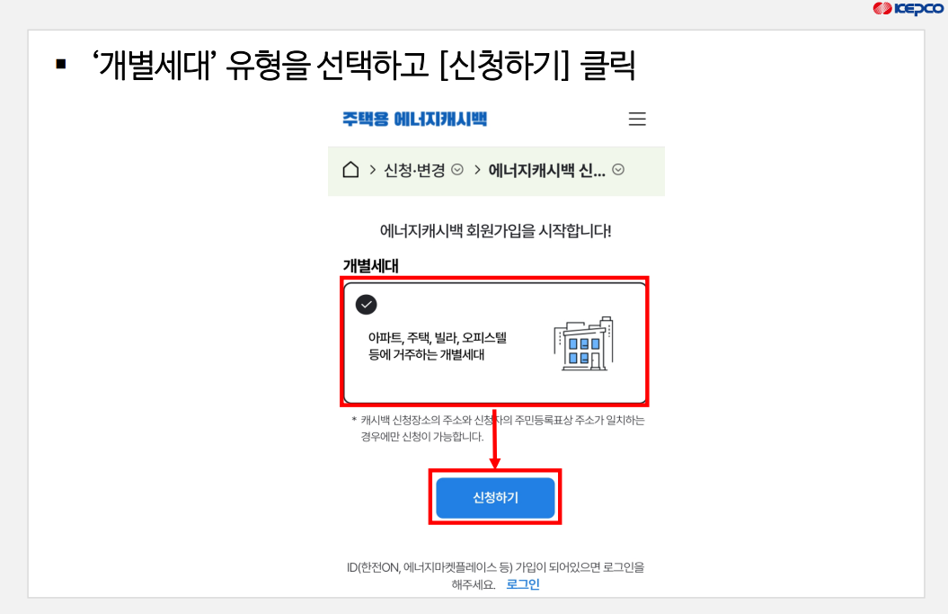 에너지캐시백 신청방법
