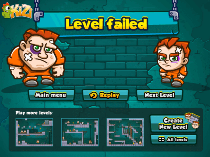 2인용-감옥탈출-게임하기4-종료-화면