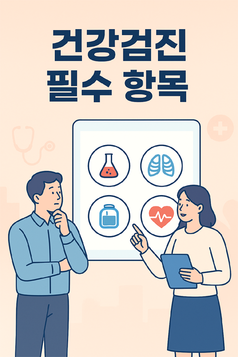 건강검진 필수항목 이미지