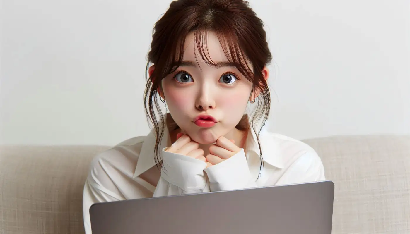 업비트에서-빗썸-옮기기-방법을-알아보는-여성의-모습