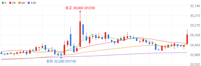 폐렴-관련주-씨젠-주가