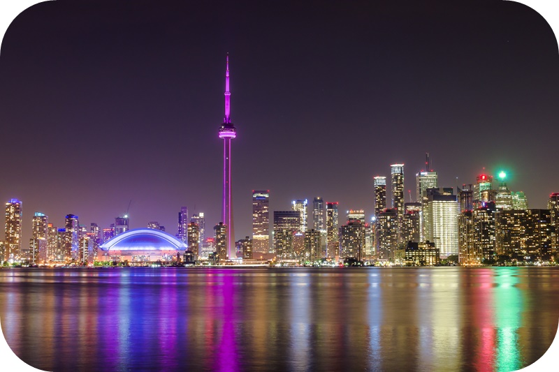 캐나다-토론토-도시-랜드마크-야경-파노라마뷰
