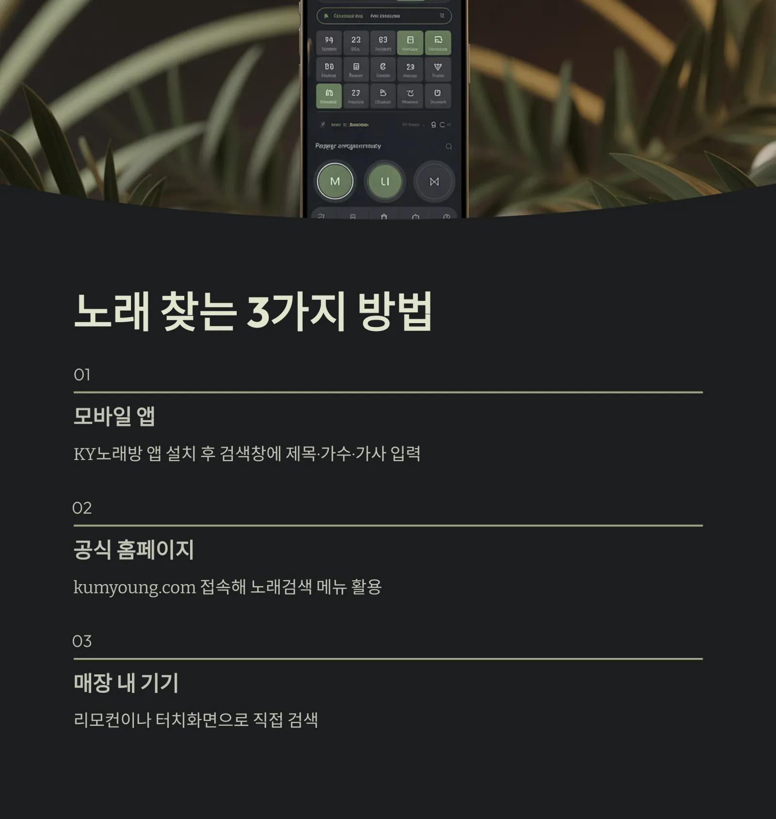 금영노래방 노래찾기 완벽 가이드|곡번호·신곡·인기차트 한눈에 보기
