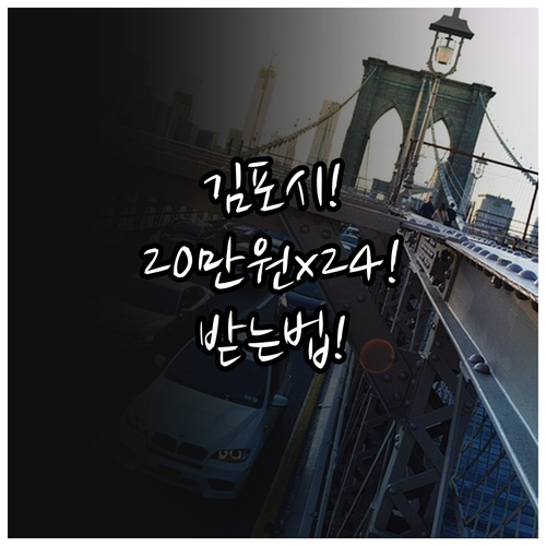 2026년 김포시 청년월세 20만원 ..