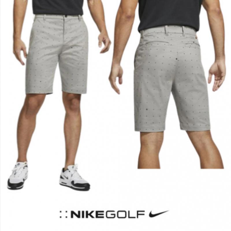 나이키 골프 UV 치노 남성 반바지 그레이 도트