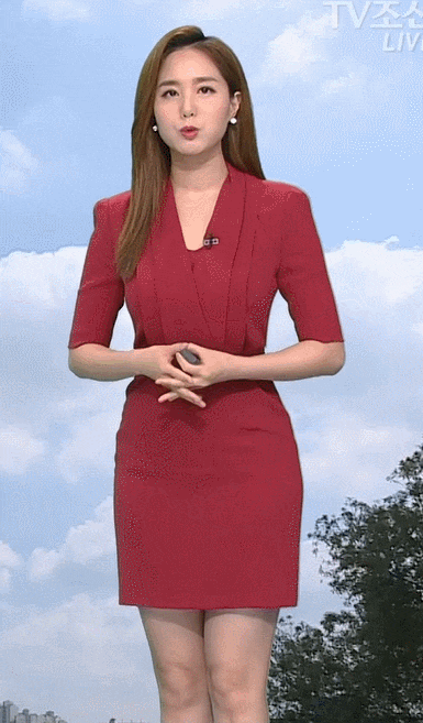 홍지화 기상캐스터 매혹적인 몸매사진