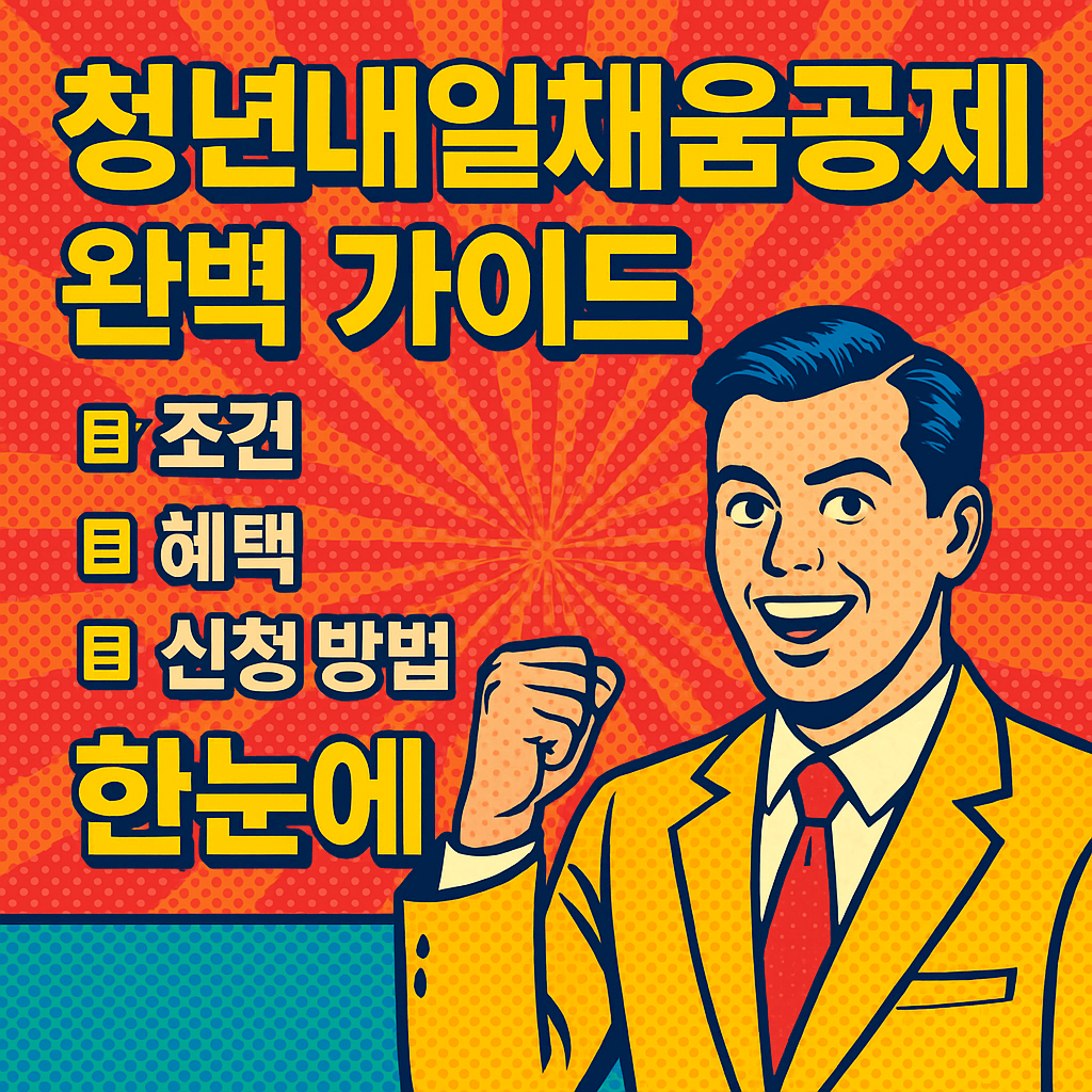 청년내일채움공제 완벽 가이드|조건·혜택·신청 방법 한눈에