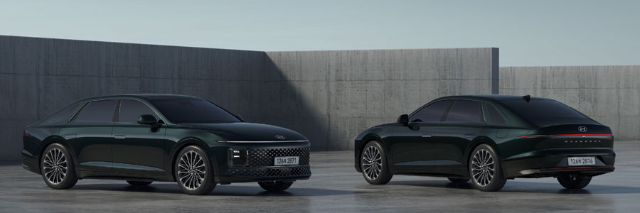 그랜저 풀체인지 밤부 차콜 그린 펄