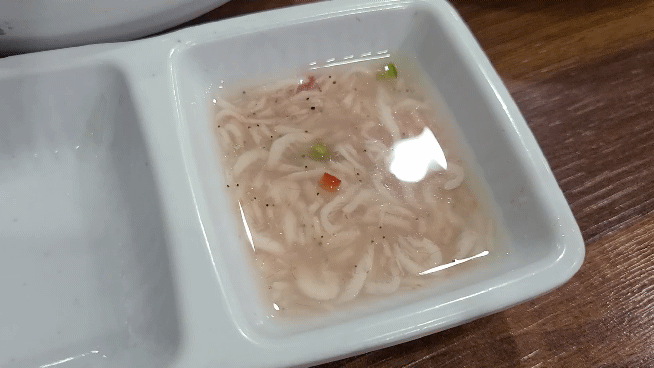 순대국-새우젓