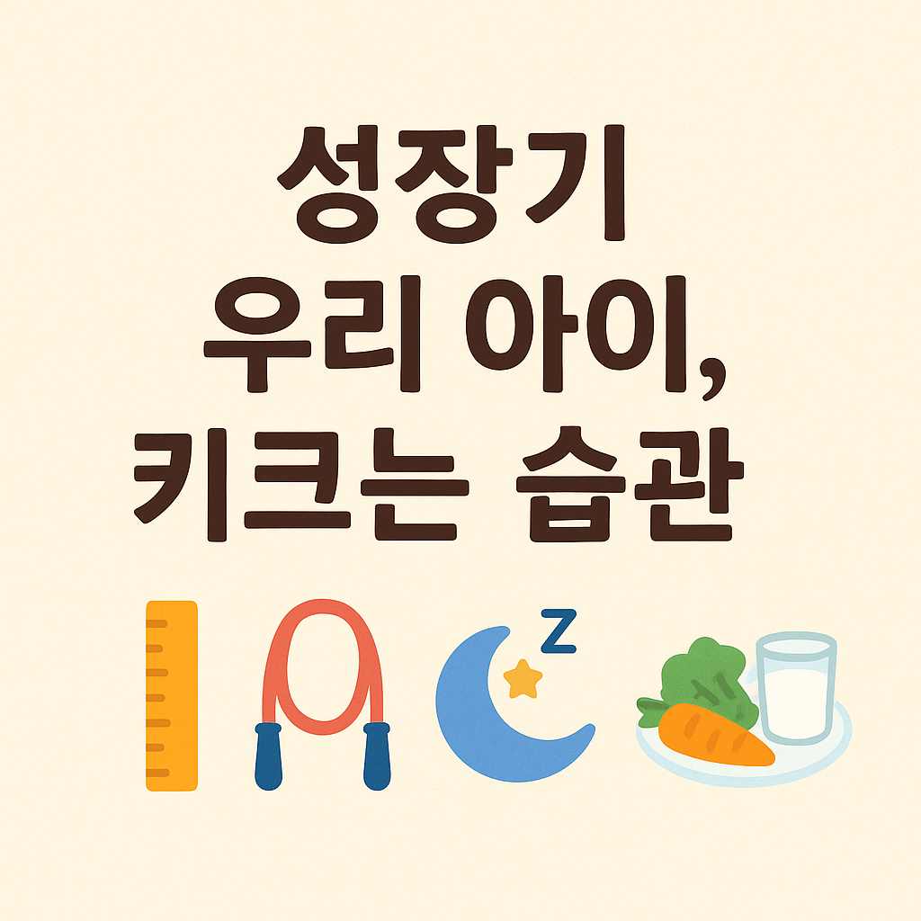 성장기 우리 아이 키크는 습관 총정리