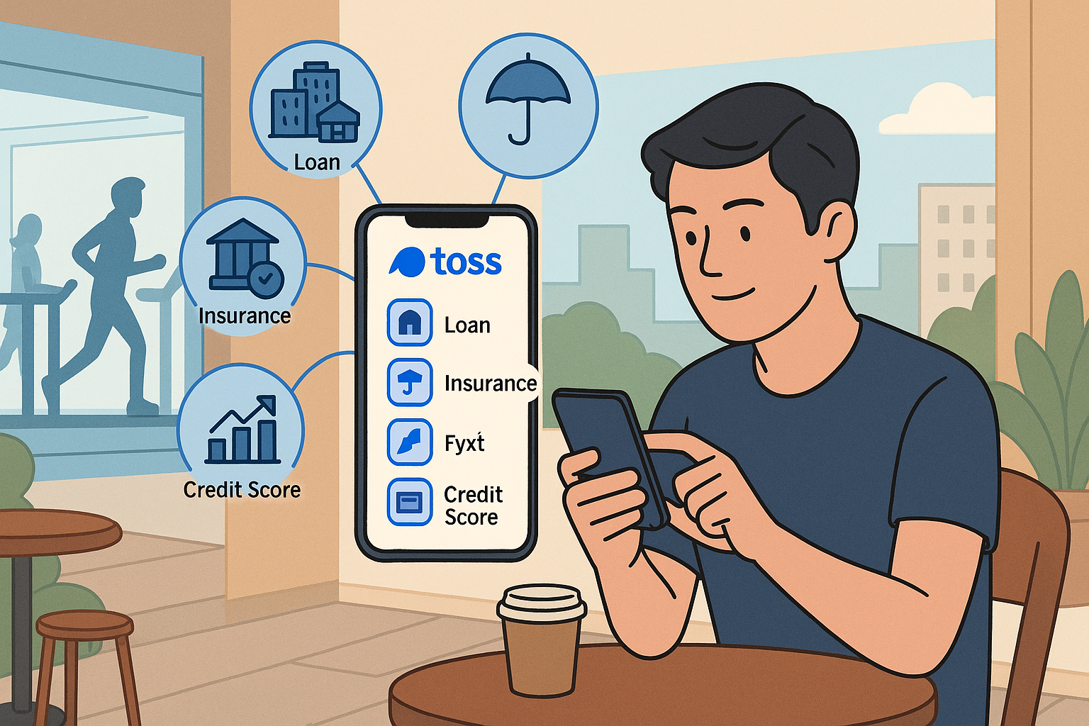 "아시아의 생활금융 플랫폼, 토스 중심"에 대한 이미지입니다.