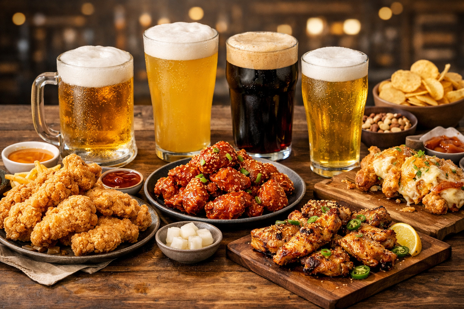 맥주와 치킨 궁합