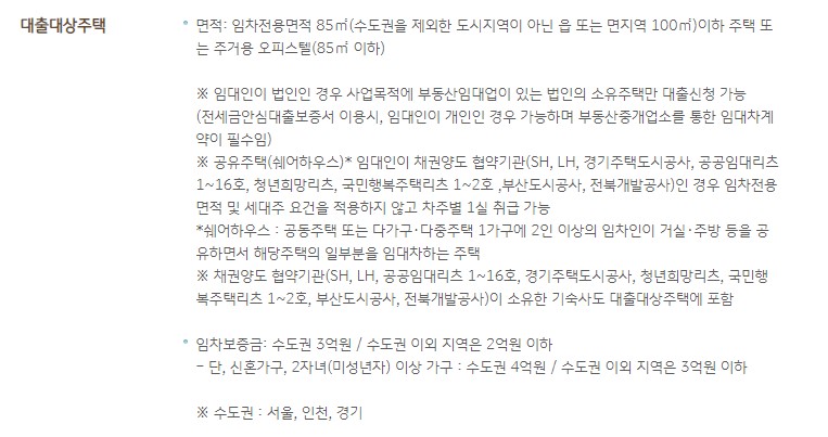 국민은행 버팀목 전세자금대출 자격조건 필요서류