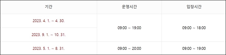 순천만습지 이용시간