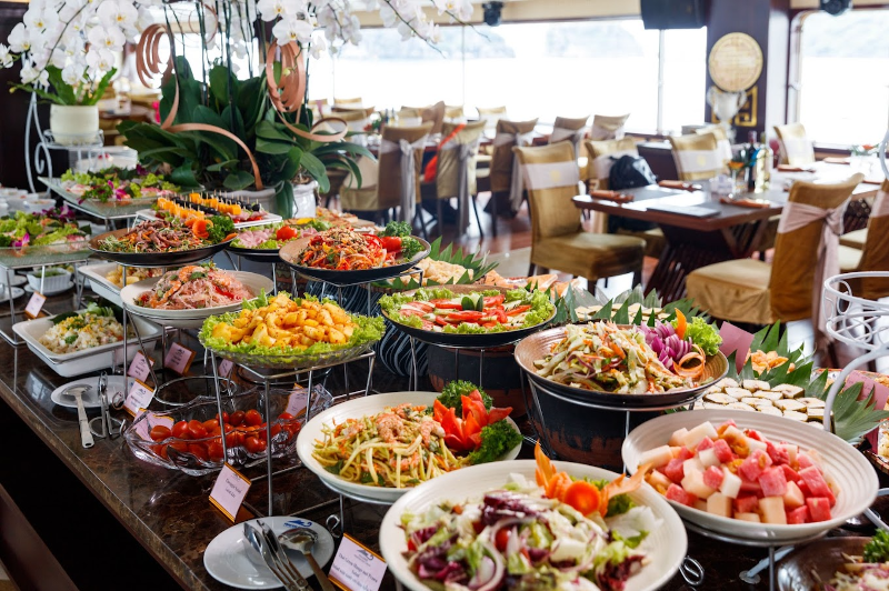 프린세스 크루즈 선내 뷔페