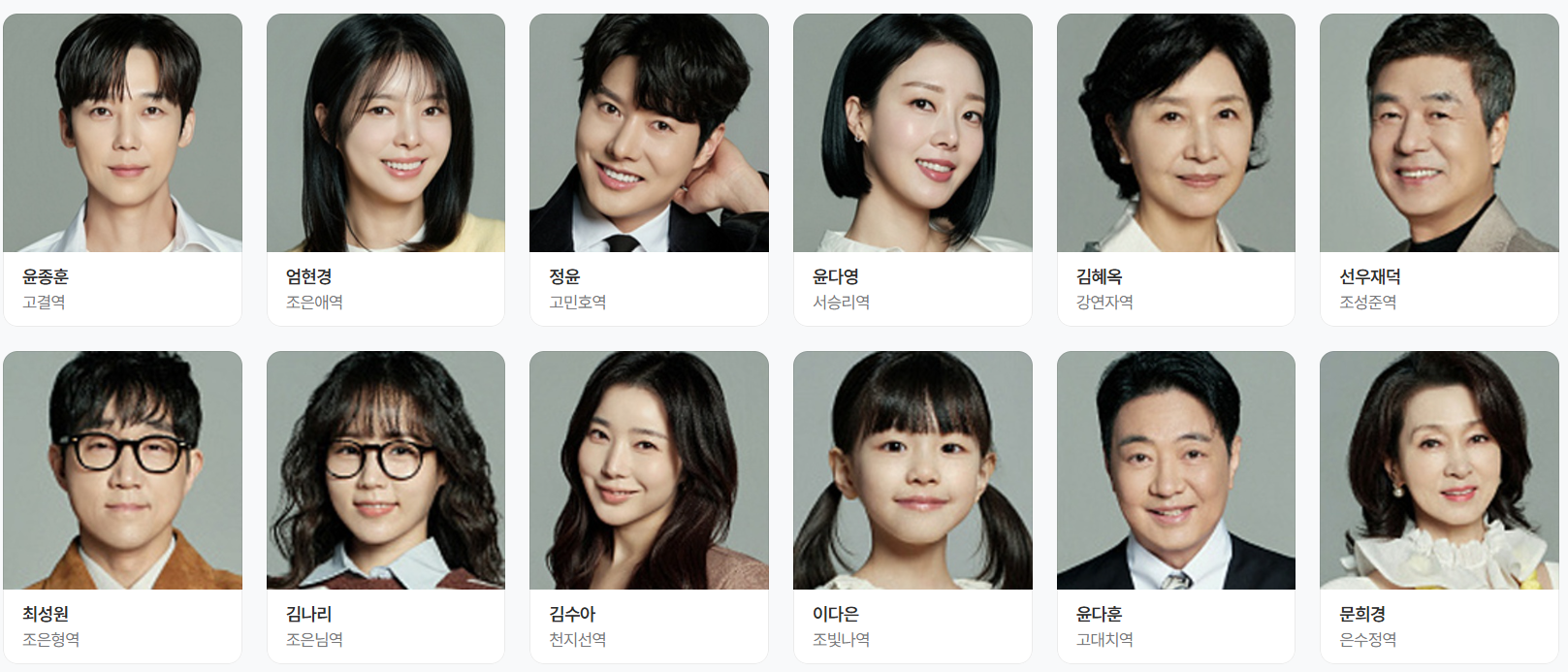 기쁜 우리 좋은 날 출연진