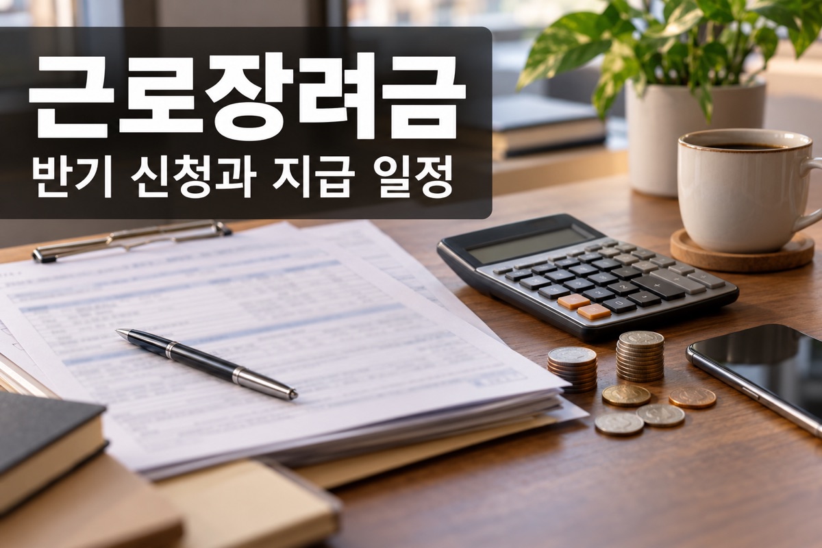 근로장려금 반기 신청 일정과 지급일, 상반기분 12월 17일 지급